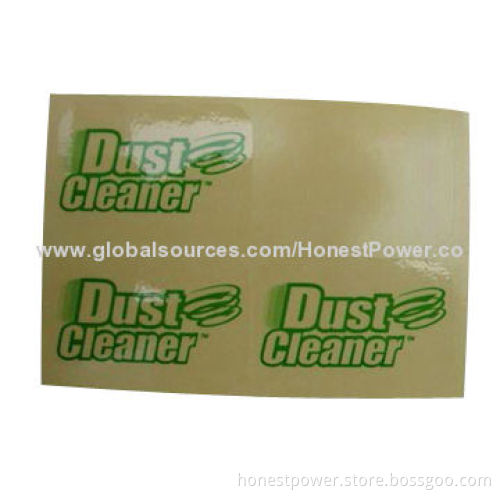 Tamper-evident Labels, Made of Transparent Film, Customized Shapes, Sizes and Designs Accepted